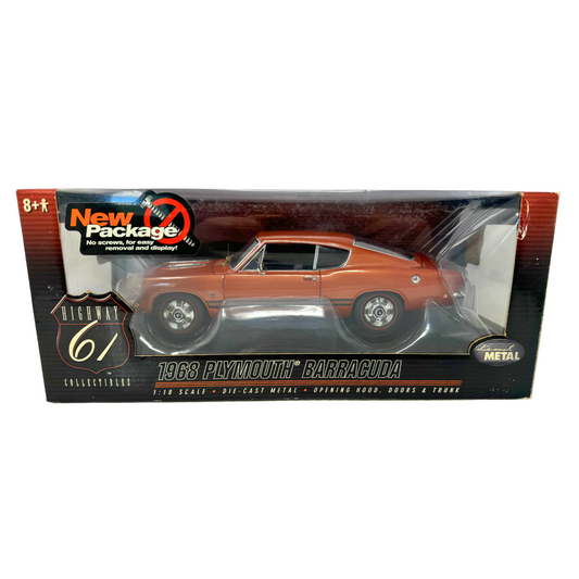 Highway 61 1968 Plymouth Barracuda 1:18 Diecast