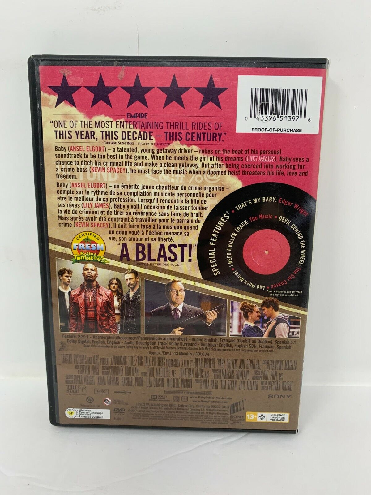 Baby Driver (DVD) Action Movie Good Condition!!! – Wheelers n Dealers A ...