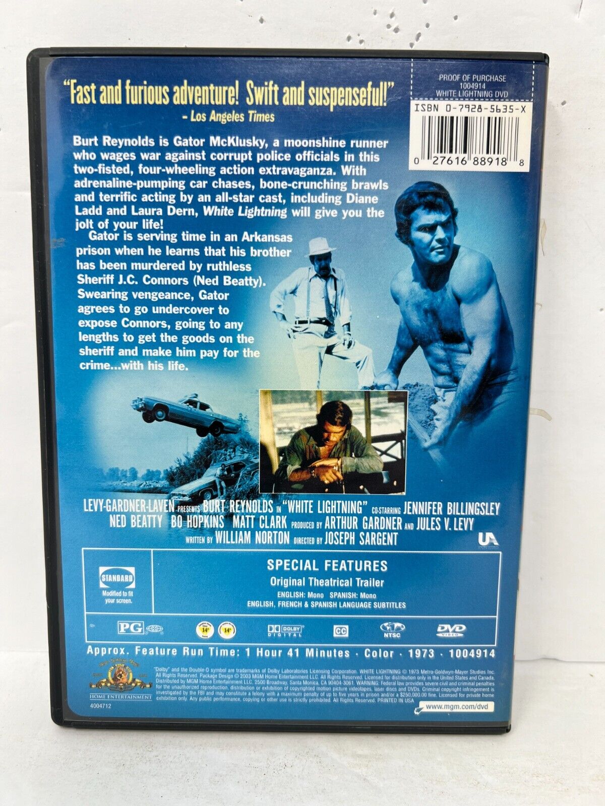 White Lightning (DVD) Action Good Condition!!!