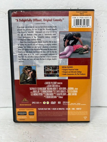 Desperately Seeking Susan (DVD) Comedy