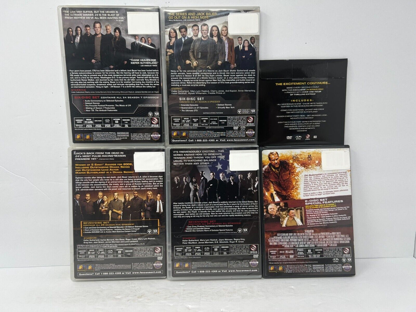 24: The Complete TV Series (DVD) Boxset Good Condition!!!