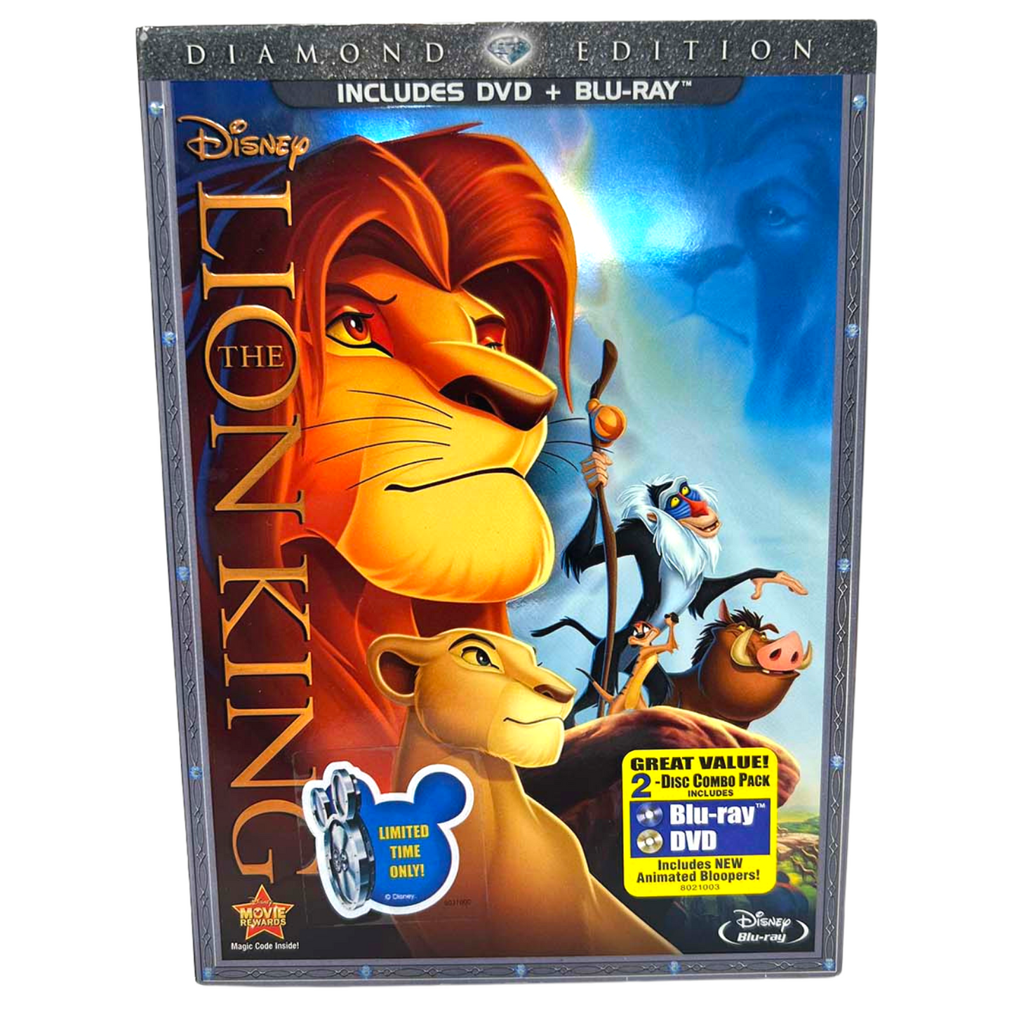 Disney The Lion King (DVD + Blu-ray) Classic Diamond Edition Good Condition!!!