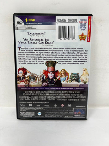 Disney Alice in Wonderland (DVD) Disney Live Action Good Condition!!!