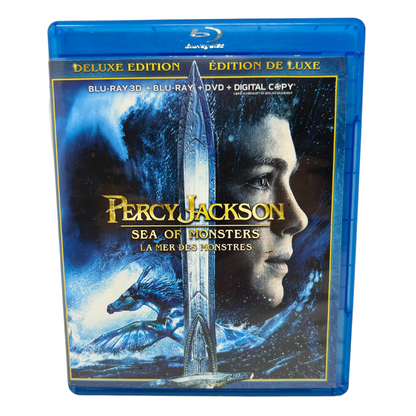 Percy Jackson: Sea of Monsters (Blu-ray 3D) Fantasy Good Condition!!!