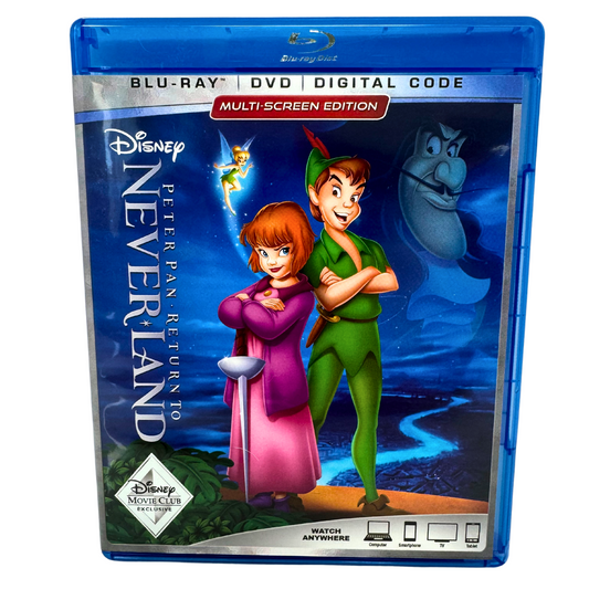 Return to Never Land (Blu-ray) Disney Good Condition!!!