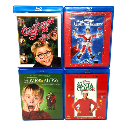 The Santa Clause & Home Alone & Christmas Vacation & Christmas Story Blu-ray lot