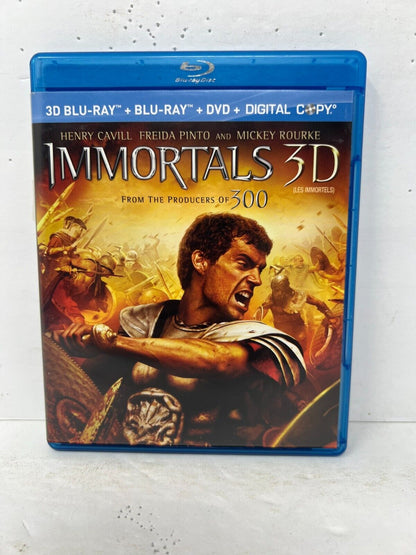 Immortals (Blu-ray 3D) Fantasy Good Condition!!!