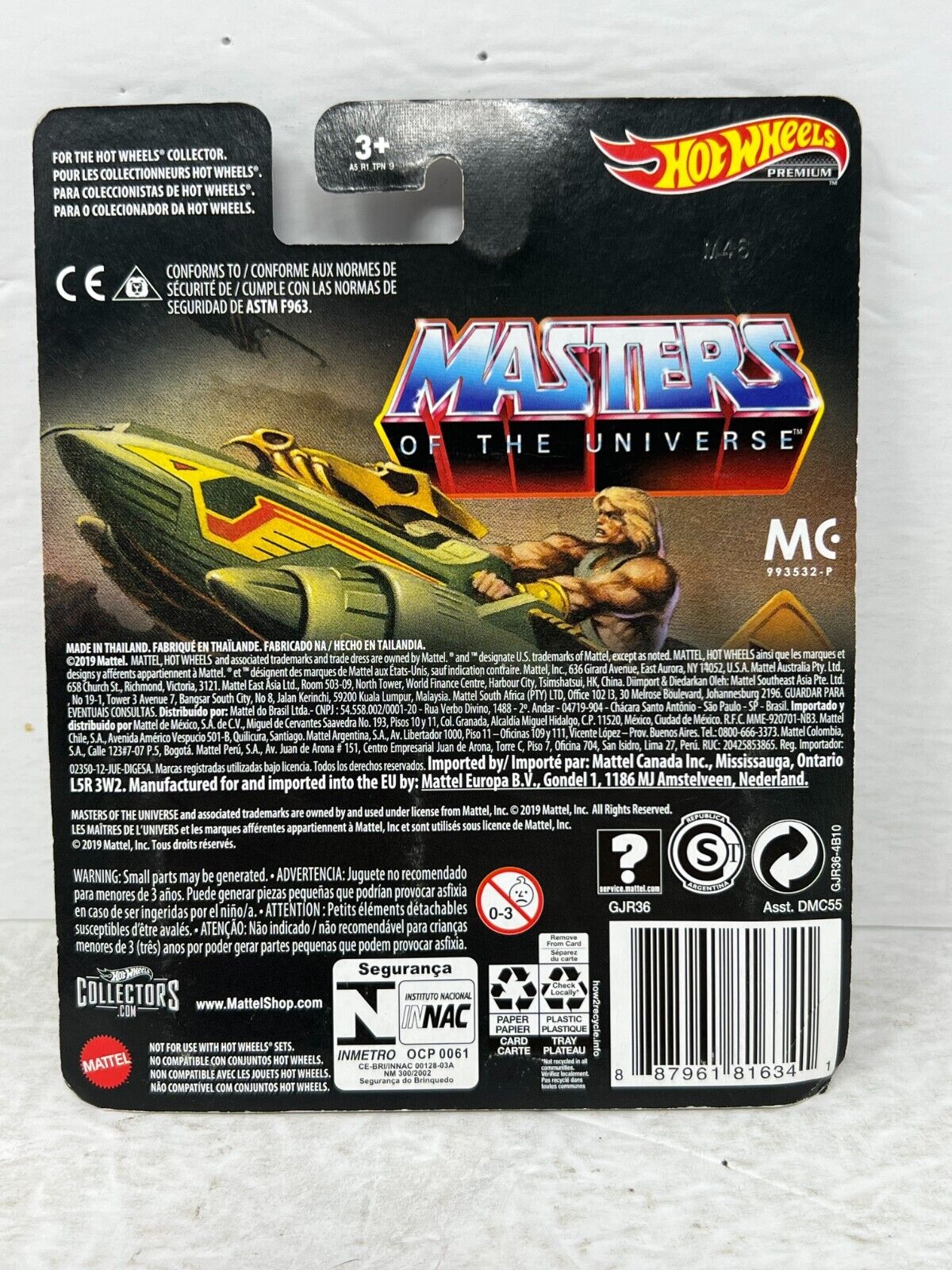 Hot Wheels Premium Masters of the Universe MOTU 1:64 Diecast Lot of 9