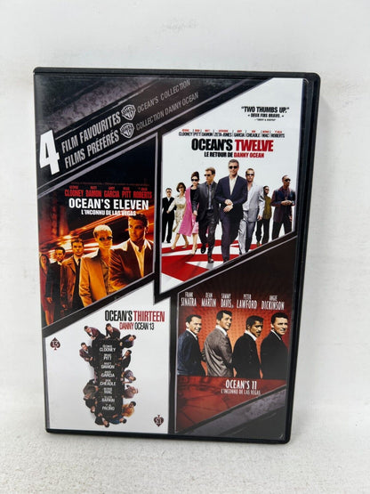 4 Film Favorite Ocean's Collection (DVD) Crime Good Condition!!!