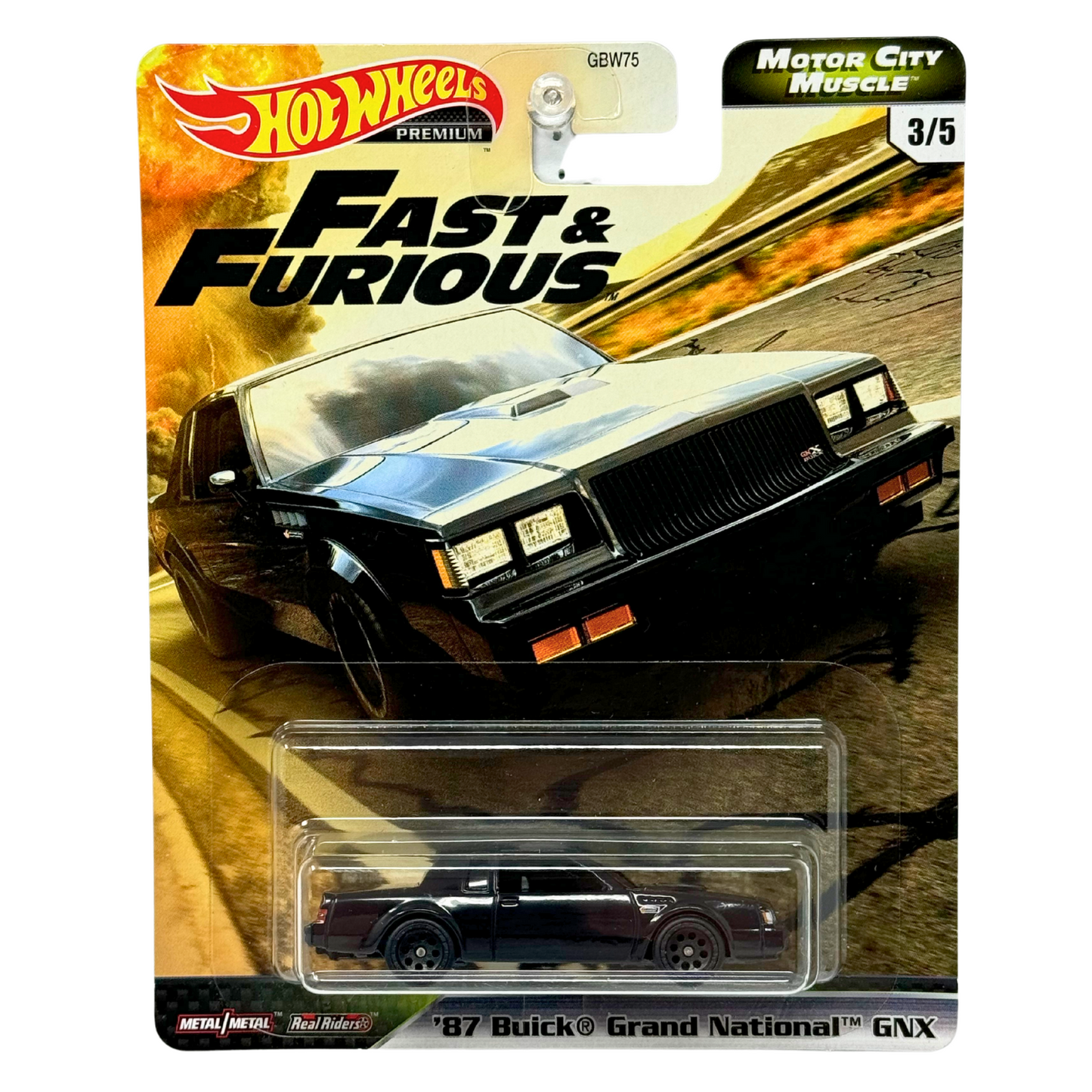 Hot Wheels Premium Fast & Furious 1987 Buick Grand National GNX 1:64 Diecast