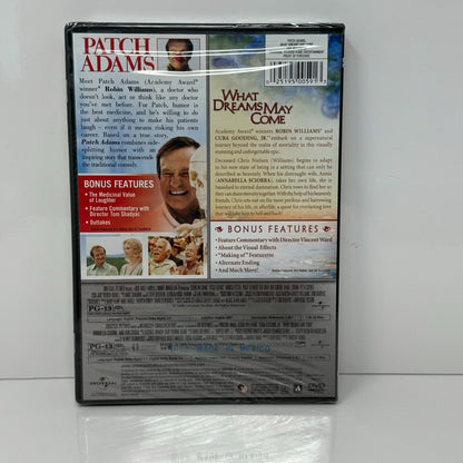 Patch Adams / What Dreams May Come (DVD) Comedy Brand New and Sealed!!!