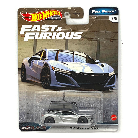 Hot Wheels Premium Fast & Furious Full Force '17 Acura NSX 1:64 Diecast