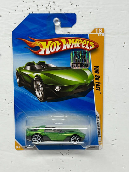 Hot Wheels 2010 New Models Yur So Fast 1:64 Diecast Factory Sealed