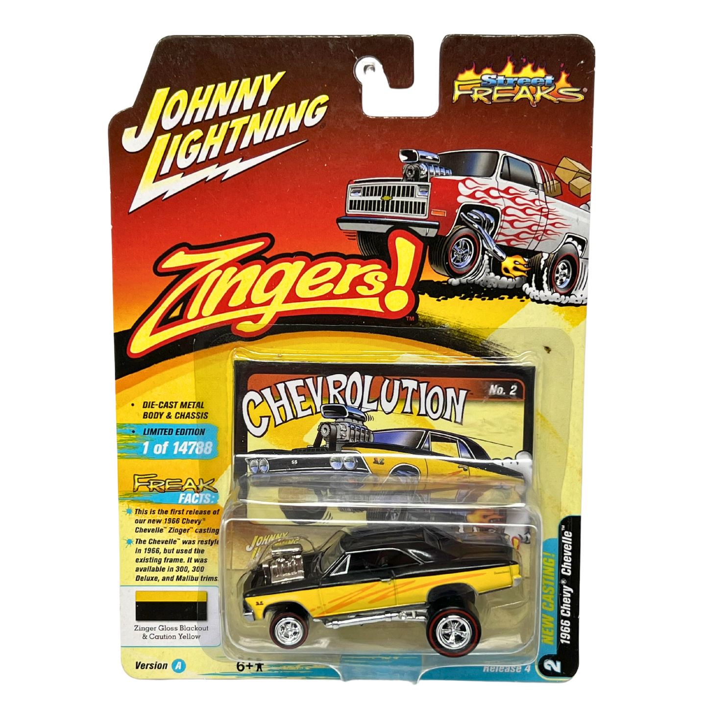 Johnny Lightning Zingers! 1966 Chevy Chevelle 1:64 Diecast Version A