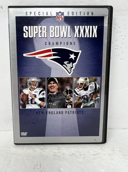 Super Bowl XXXIX Champions New England Patriots NFL (DVD) Sports Good Condition!