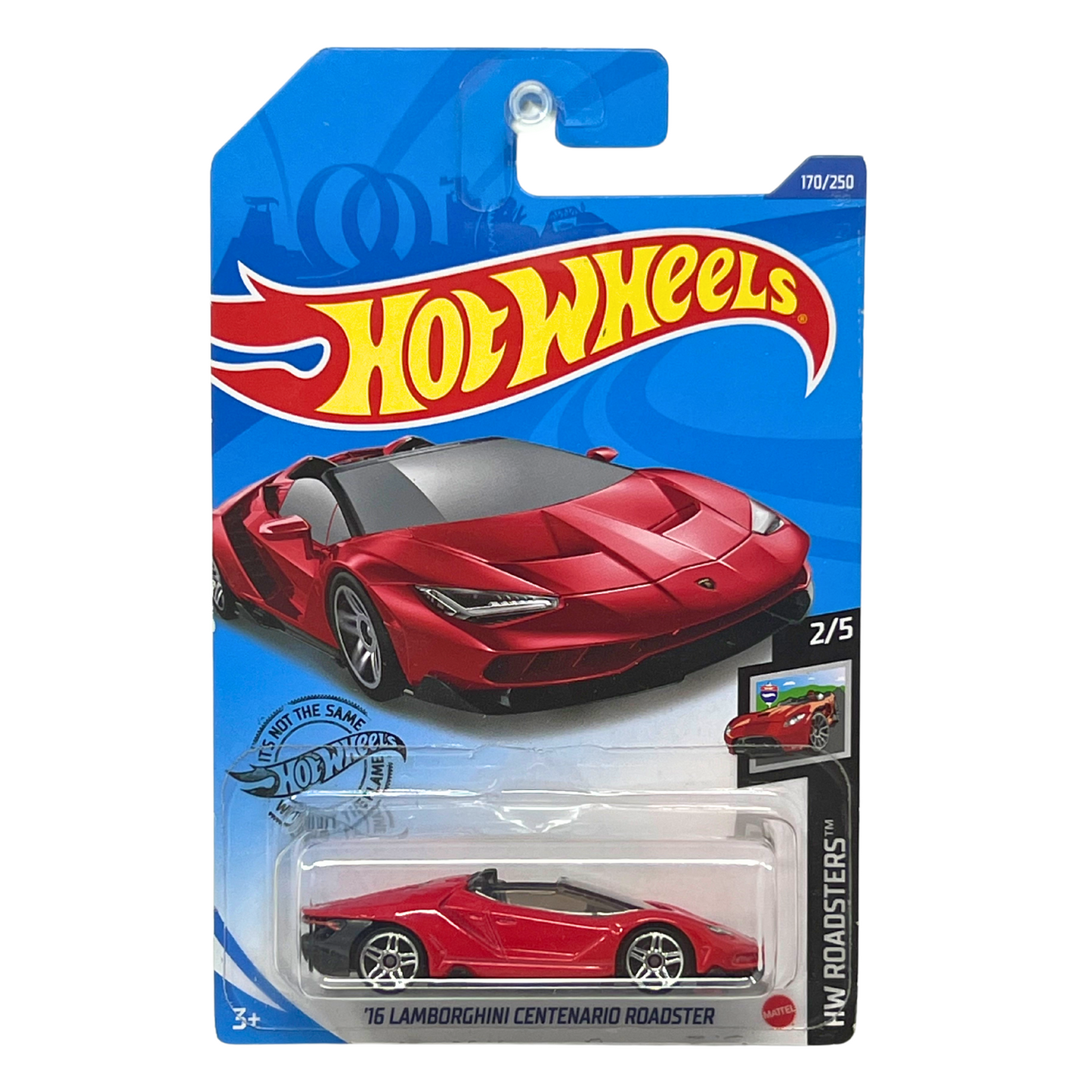 Hot Wheels HW Roadsters 2016 Lamborghini Centenario Roadster 1:64 Diecast Red