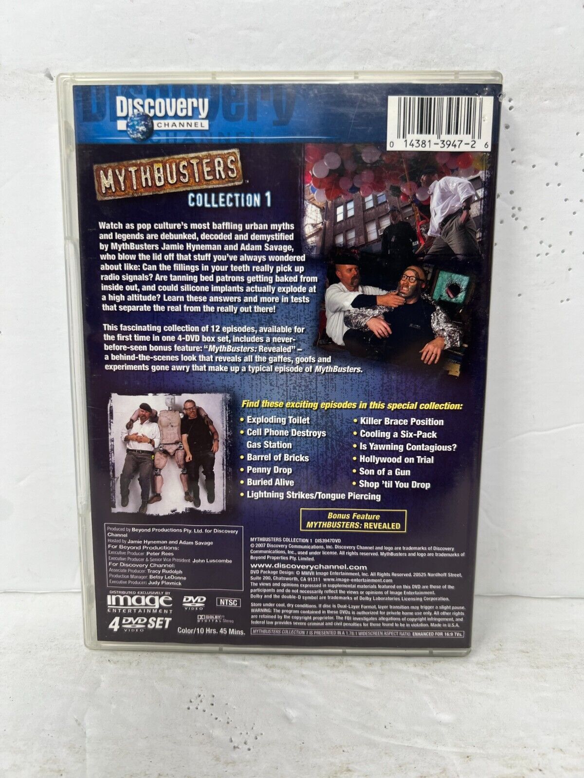 MythBusters: Volume 1 (DVD) TV Series Boxset Good Condition!!!