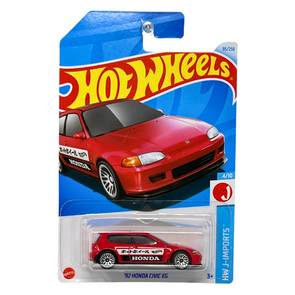 Hot Wheels HW J-Imports 1992 Honda Civic EG JDM 1:64 Diecast