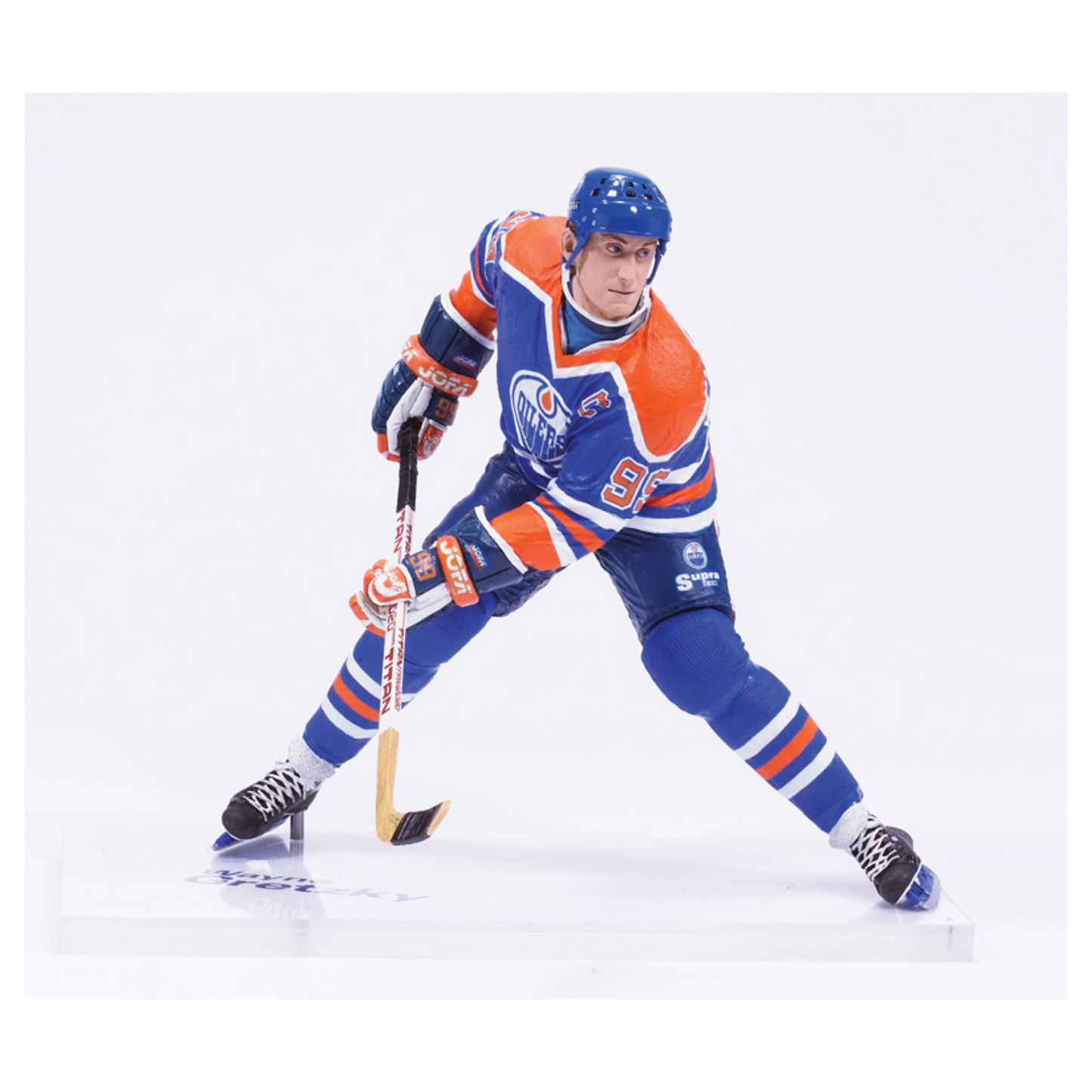 Mcfarlane NHL Wayne Gretzky Edmonton Oilers Blue Jersey Legends Series 1 Figure