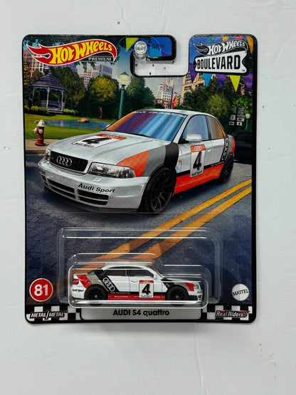 Hot Wheels Premium Boulevard #81 Audi S4 quattro 1:64 Diecast