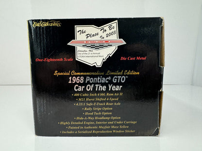 Ertl 1968 Pontiac GTO 2003 Nationals Car of the Year PYE Limited 1:18 Diecast