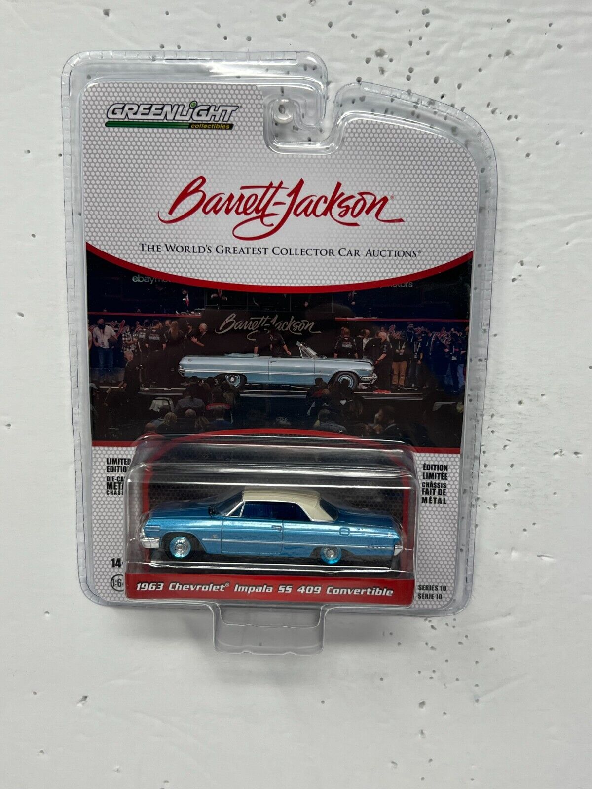 Greenlight Barrett-Jackson 1963 Chevrolet Impala SS 409 Convertible 1:64 Diecast