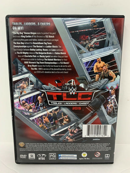 WWE TLC Tables, Ladders and Chairs 2019 (DVD) Good Condition!!!