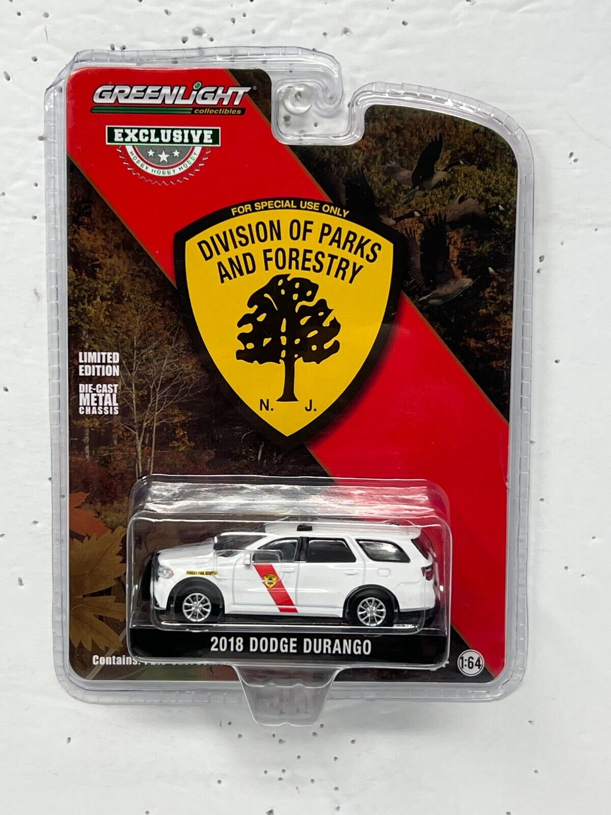 Greenlight Hobby Exclusive Parks & Forestry 2018 Dodge Durango 1:64 Diecast