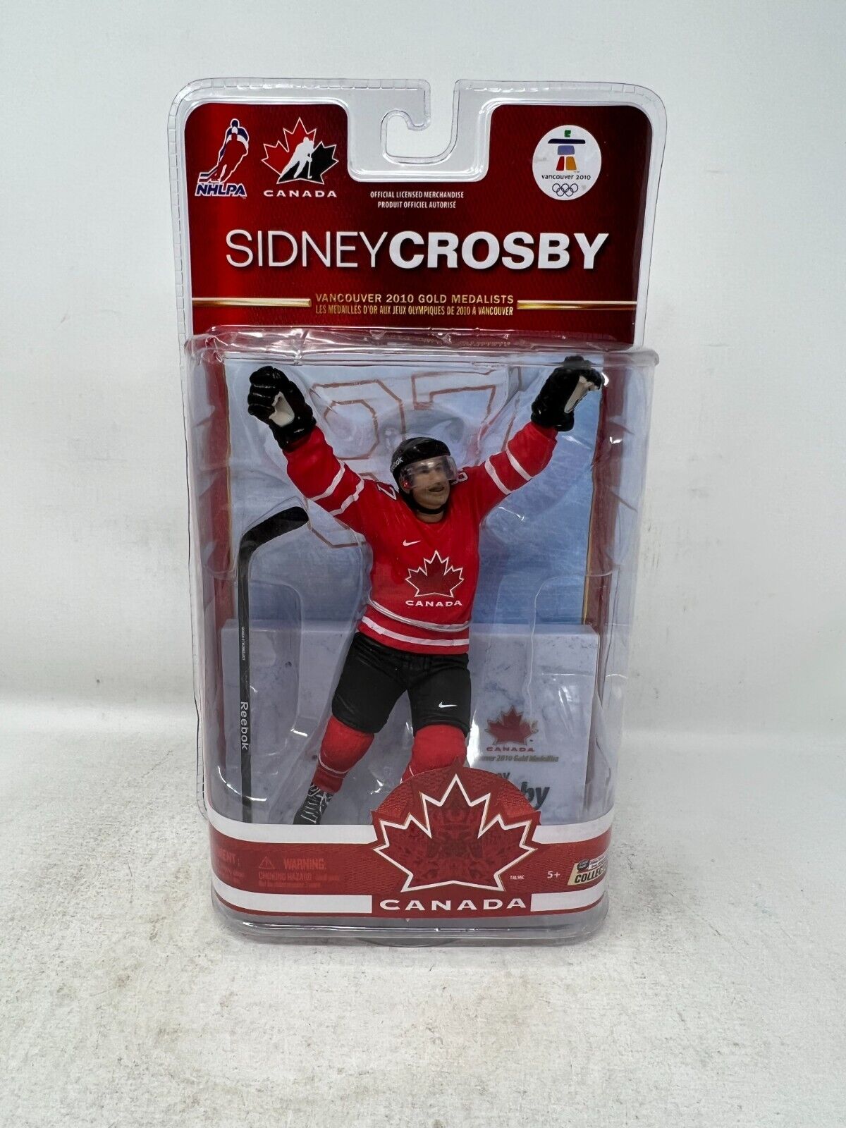 Mcfarlane NHL Sidney Crosby Team Canada Series 3 Red Jersey 6 Inch Figure