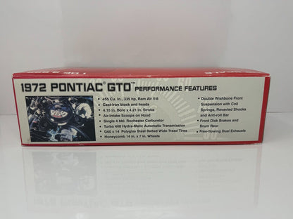 GMP 1972 Pontiac GTO General Motors 1:18 Diecast Limited Edition 1 of 3996