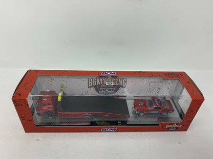 M2 Machines B&M Racing Ford C-600 Truck & 1966 Mustang 1:64 Auto-Haulers Diecast