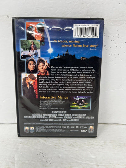 Starman (DVD) Jeff Bridges Sci-Fi Good Condition!!!