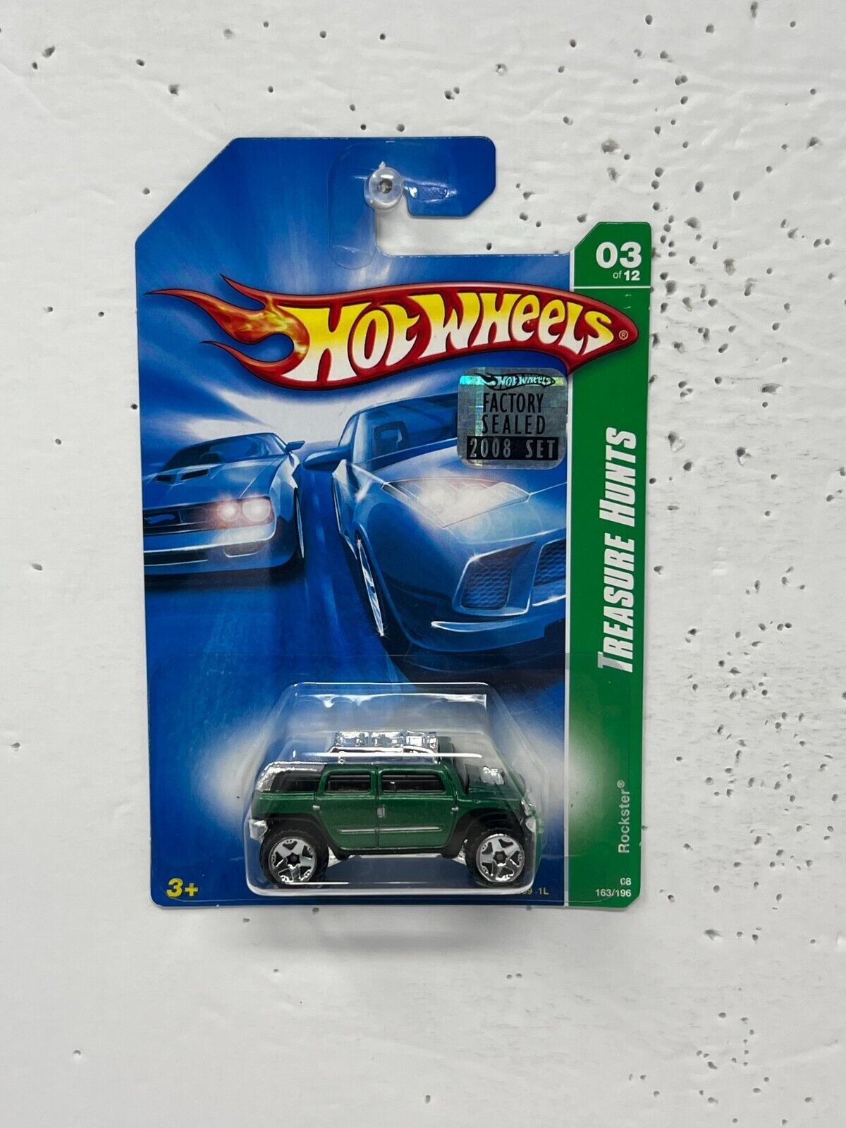 Hot Wheels Treasure Hunt Rockster 1:64 Scale Diecast 2008 Factory Sealed Set