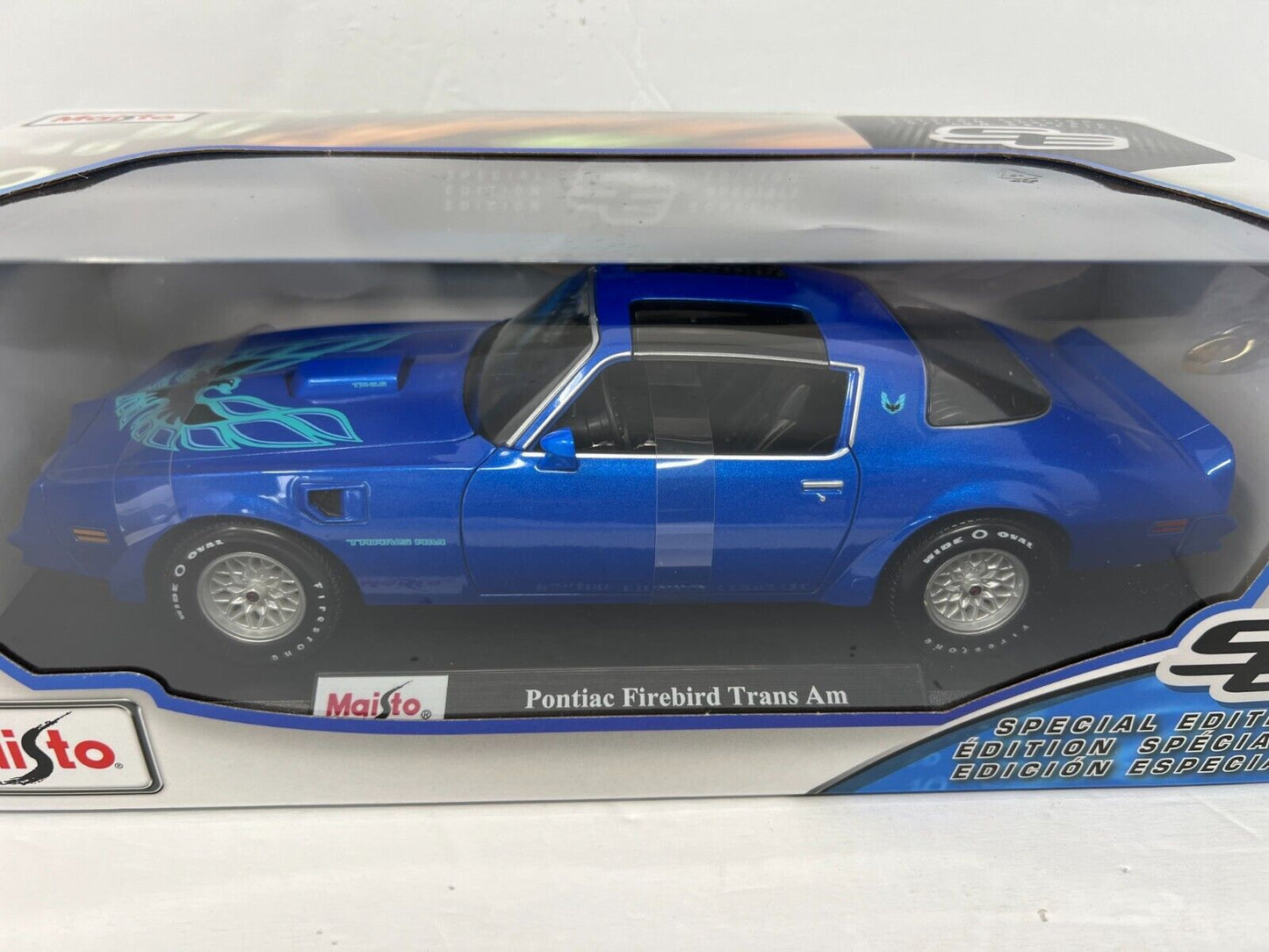 Maisto 1978 Pontiac Firebird Trans AM Special Edition 1:18 Diecast Blue