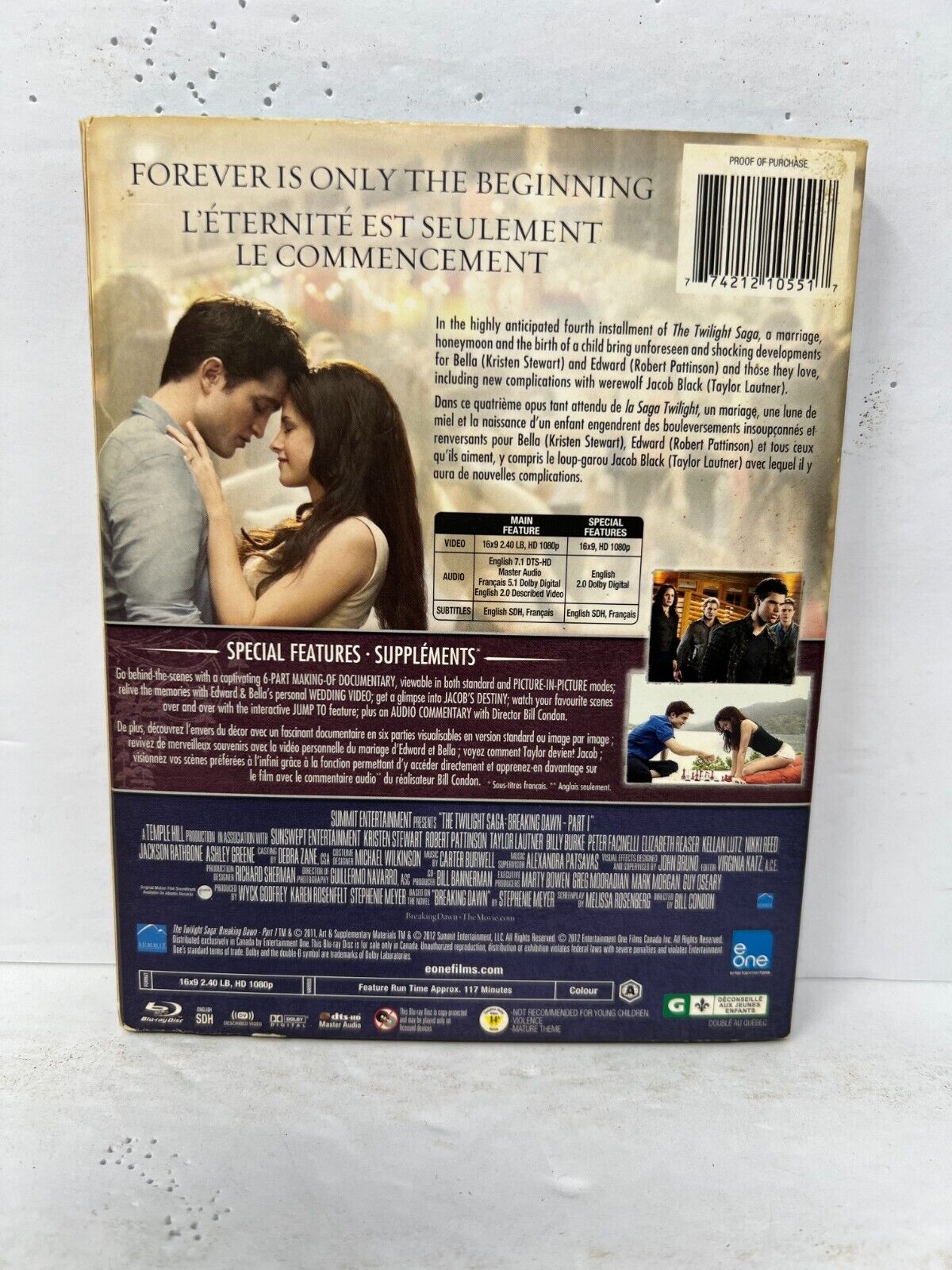 Twilight The Complete Saga (Blu-ray) Fantasy Good Condition!!!