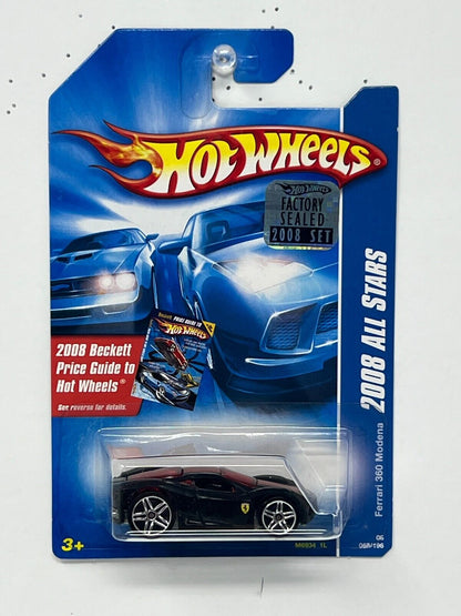 Hot Wheels 2008 All Stars Ferrari 360 Modena 1:64 Diecast 2008 Factory Sealed