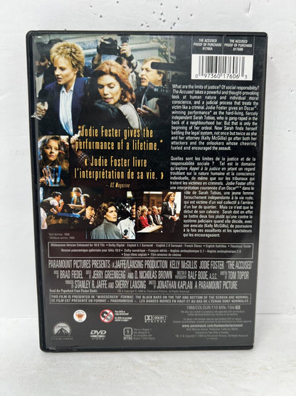 The Accused (DVD) Drama Good Condition!!!