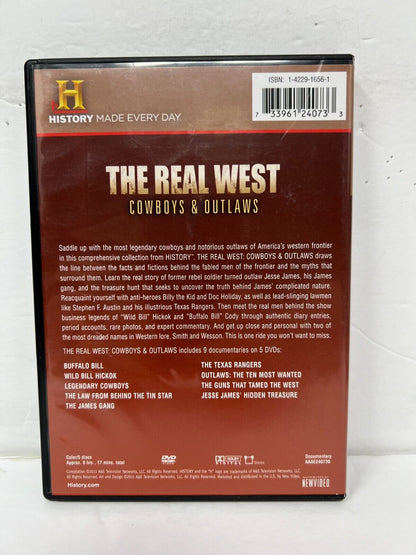 The Real West: Cowboys & Outlaws (DVD) Western Good Condition!!!