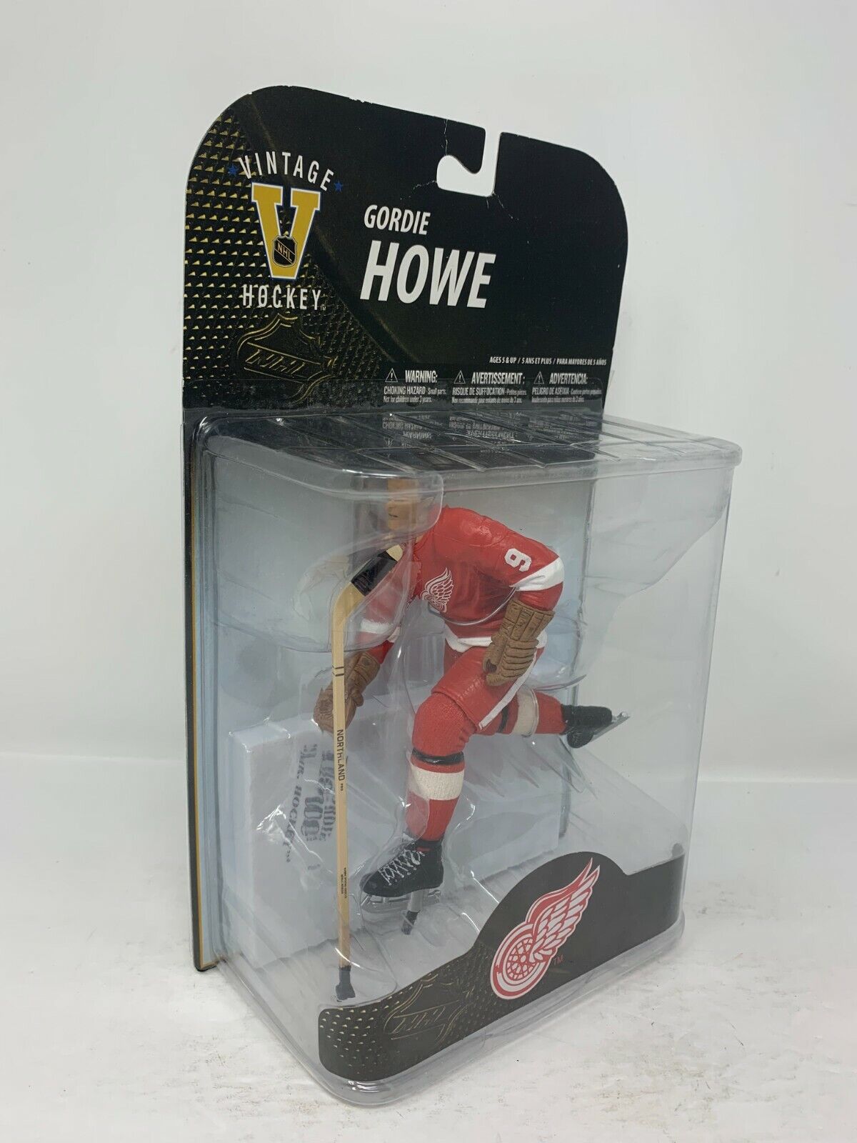 Mcfarlane NHL Gordie Howe Detroit Red Wings Red Jersey Legends Series 7 Figure