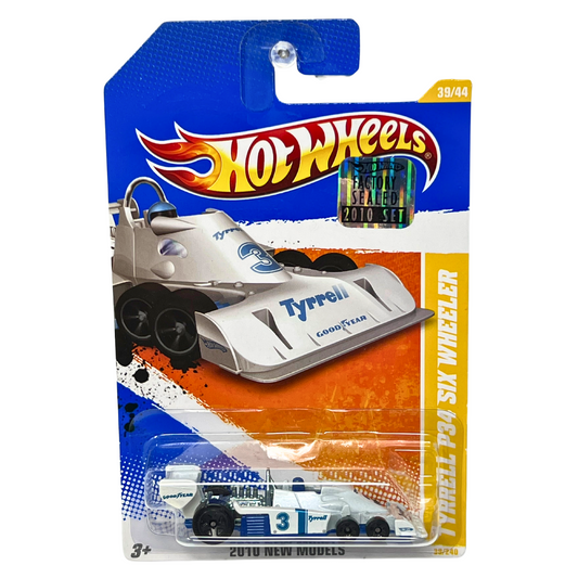 Hot Wheels 2010 New Models Tyrrell P34 Six Wheeler 1:64 Diecast Factory Sealed