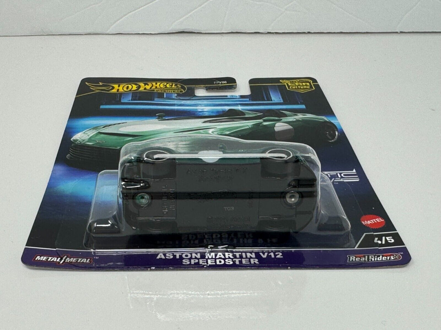 Hot Wheels Premium Exotic Envy Aston Martin V12 Speedster 1:64 Diecast