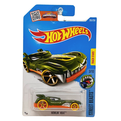 Hot Wheels Treasure Hunt Street Beasts Howlin' Heat 164 Diecast