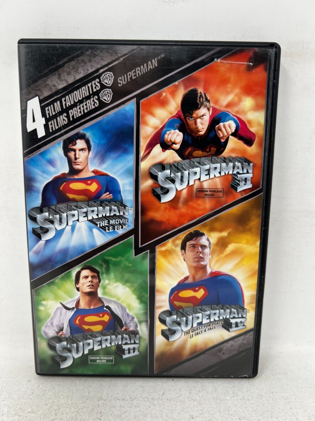 Superman 4 Film Favorites (DVD) DC Movie Good Condition!!!