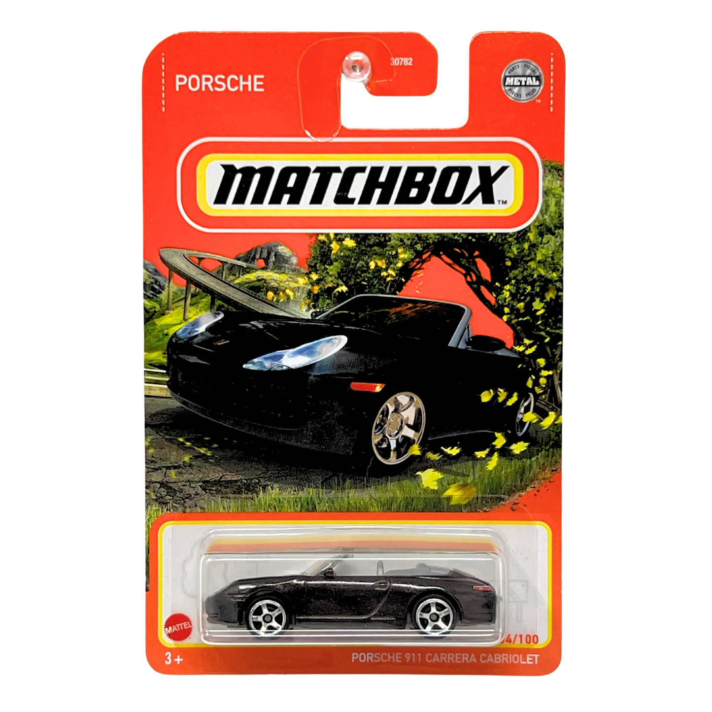 Matchbox Porsche 911 Carrera Cabriolet Black 1:64 Diecast