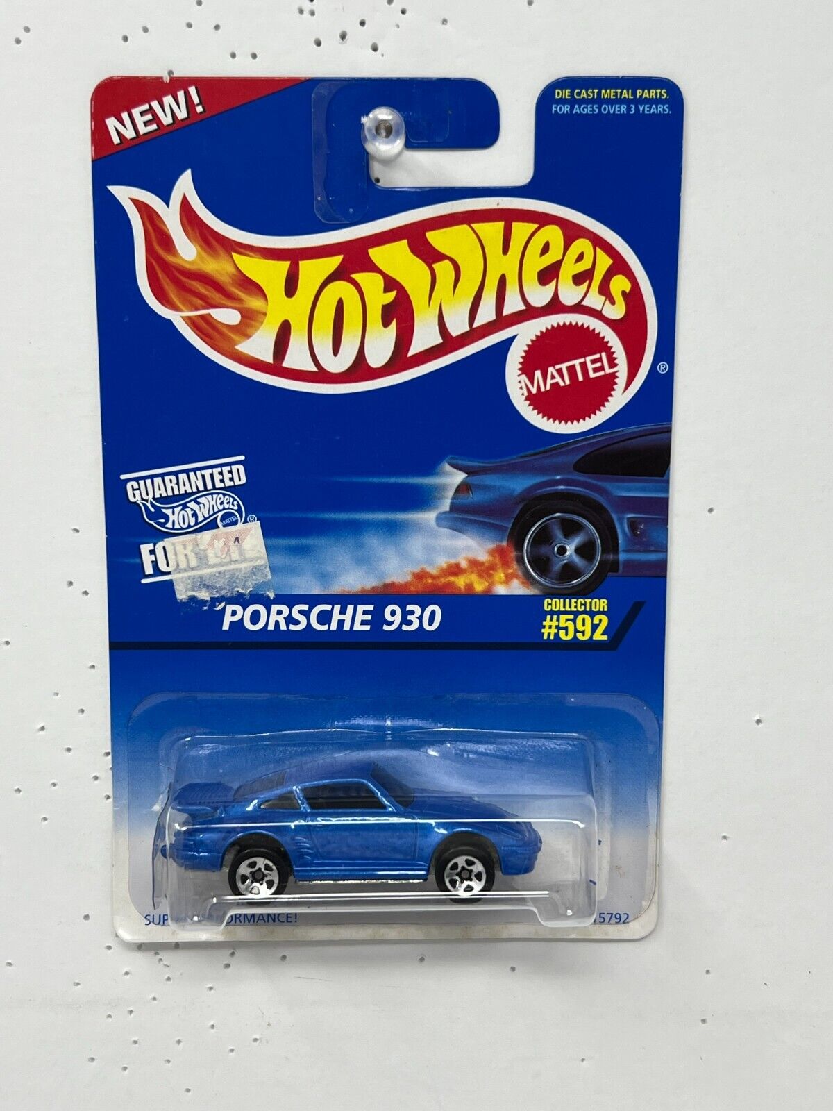 Hot Wheels Porsche 930 1:64 Diecast Blue