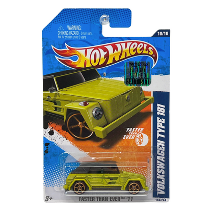 Hot Wheels Faster Than Ever '11 Volkswagen Type 181 1:64 Diecast Factory Sealed