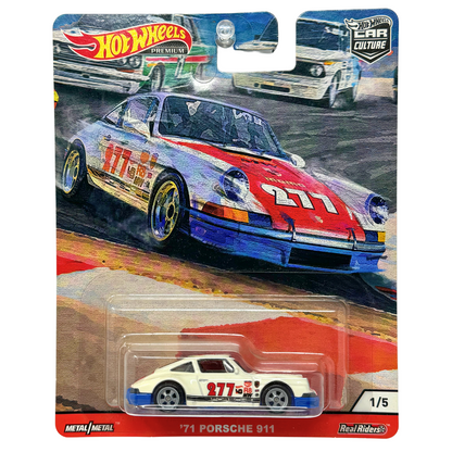 Hot Wheels Premium Door Slammers 1971 Porsche 911 1:64 Diecast Car Culture