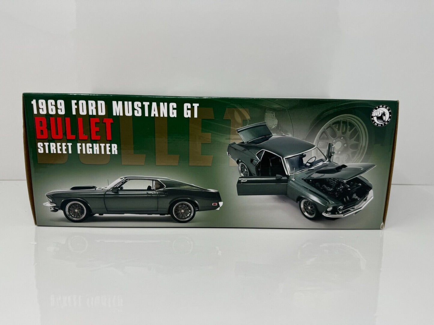 Acme 1969 Ford Mustang GT Bullet Street Fighter 1:18 Diecast 1 of 1092