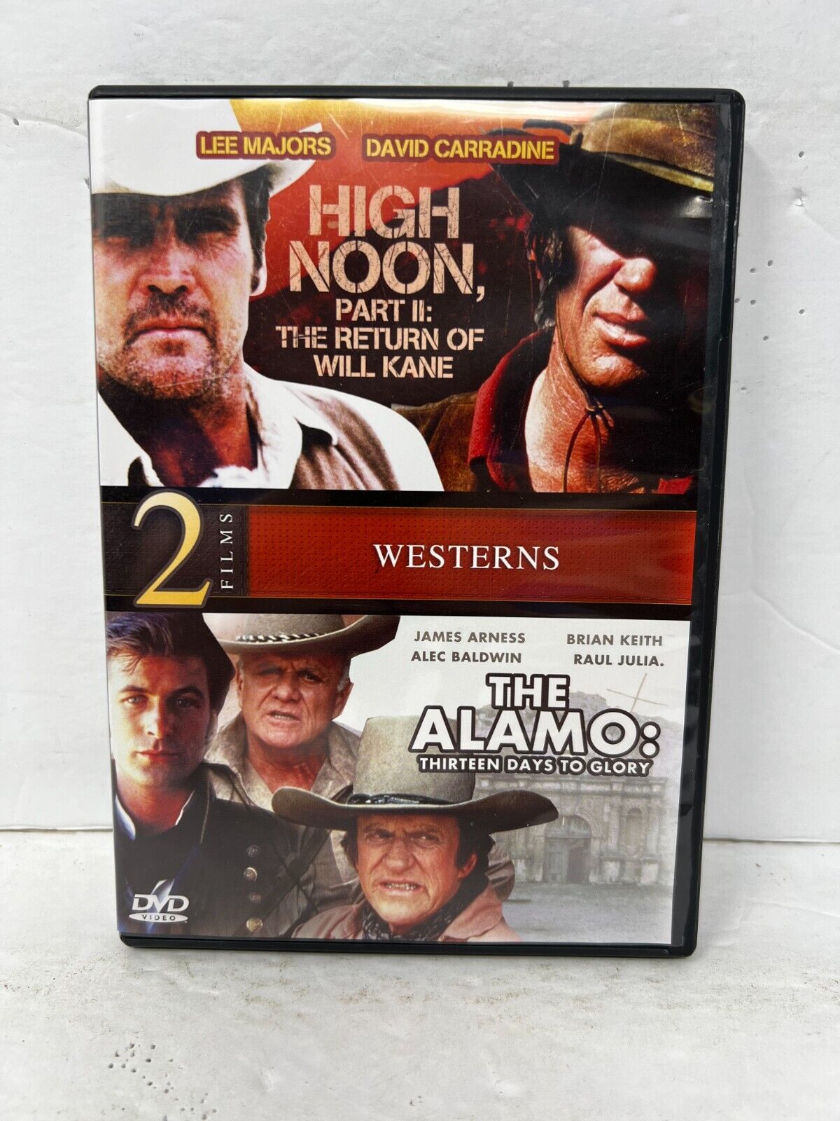 High Noon Part II / The Alamo 13 Days to Glory (DVD) Western Good Condition!!!