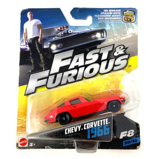 Fast & Furious F8 1966 Chevy Corvette 1:55 Diecast
